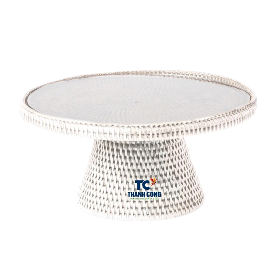 Rattan Cake Stand for Ramadan Eid Gifts (TCRCS-8980)