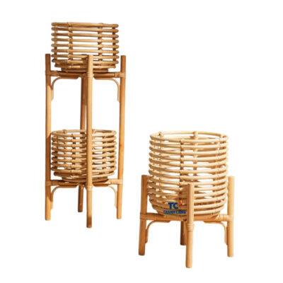 Rattan Planter With Legs (TCRPB-8999)