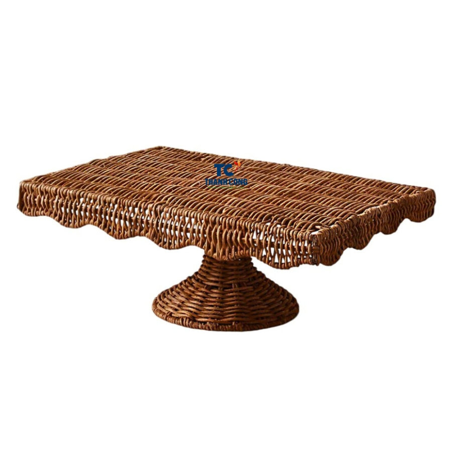 Rectangular Rattan Cake Stand (TCRCS-8991)