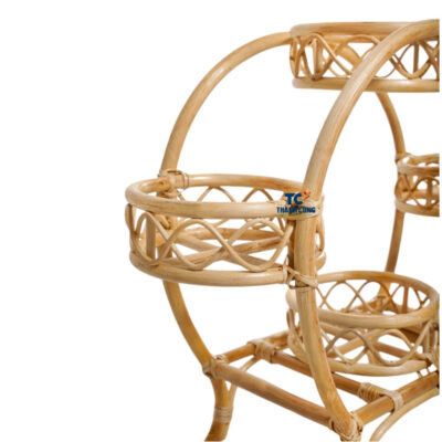 Retro Rattan Planter (TCRPB-8984)