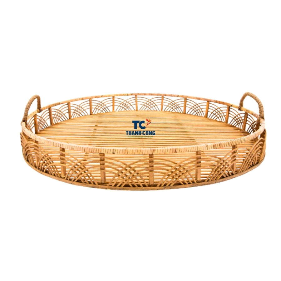 Round Cane Tray Table (TCRTR-8987)