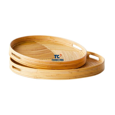Round Rattan Tray Table (TCRTR-8983)