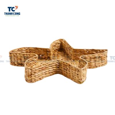 Star Shape Water Hyacinth Tray (TCKIT-24456)