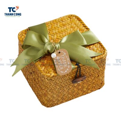 Weaving Natural Bamboo Gifts Box (TCHD-24507)