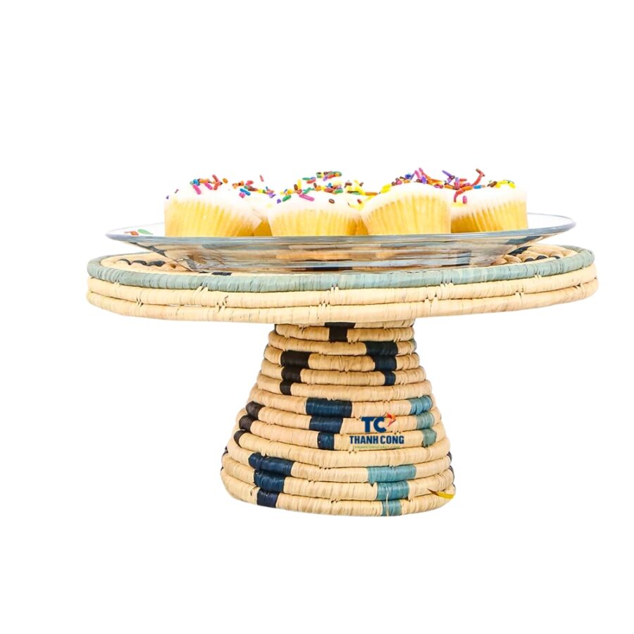 Woven Corn Fiber Cake Stand (TCCCS-9001)