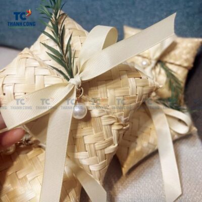 Woven Gift Box With Lid Bamboo (TCHD-24501)