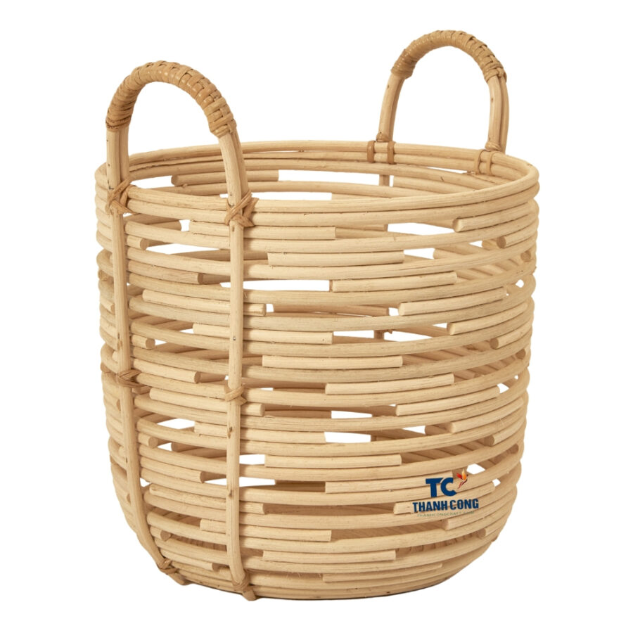 cane clothes basket, wholesale