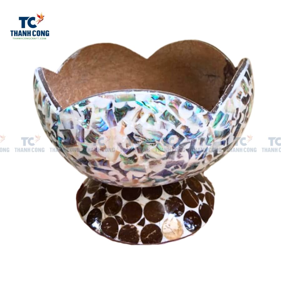 Coconut Shell Table Planter Pot (TCCP-24036)