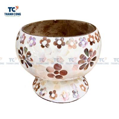 Flower Pot From Coconut Shell (TCCP-24030)