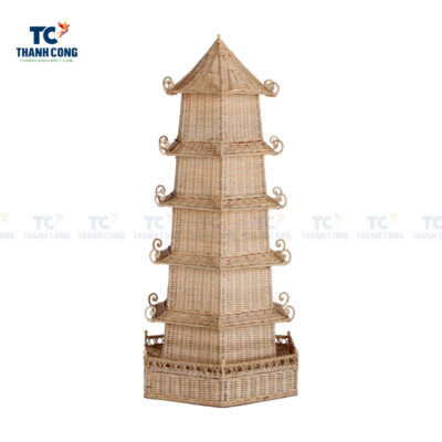 Decorative Woven Rattan Pagoda
