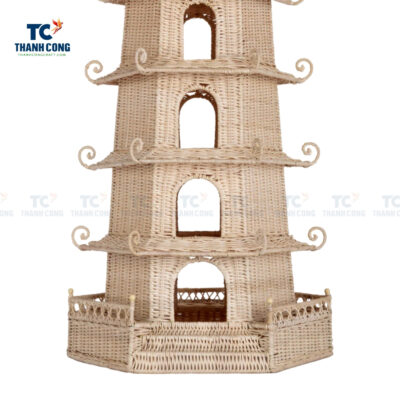 Decorative Woven Rattan Pagoda