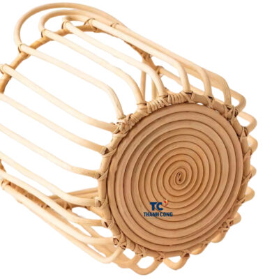 flower bud rattan basket, wholesale