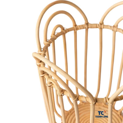 flower bud rattan basket, wholesale