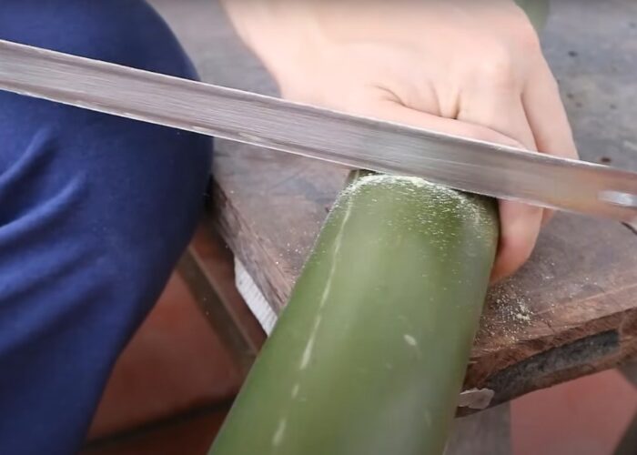 how to make bamboo water bottle