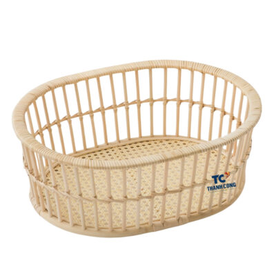 low rattan basket, wholesale