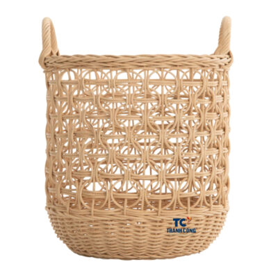 Natural Rattan Basket with Handles, wholesale