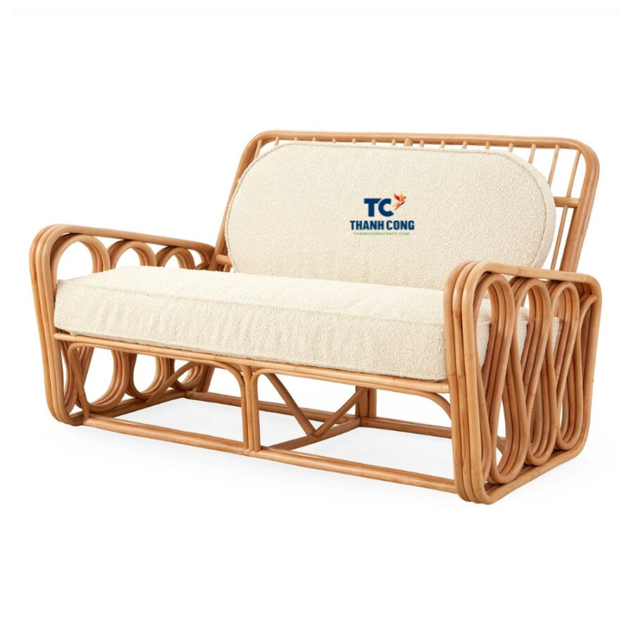 Nolie Rattan Lounge Chair (TCRCH-8993)