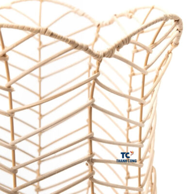 open wave tulip rattan basket, wholesale