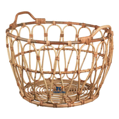 large wicker basket for blankets, wholesale