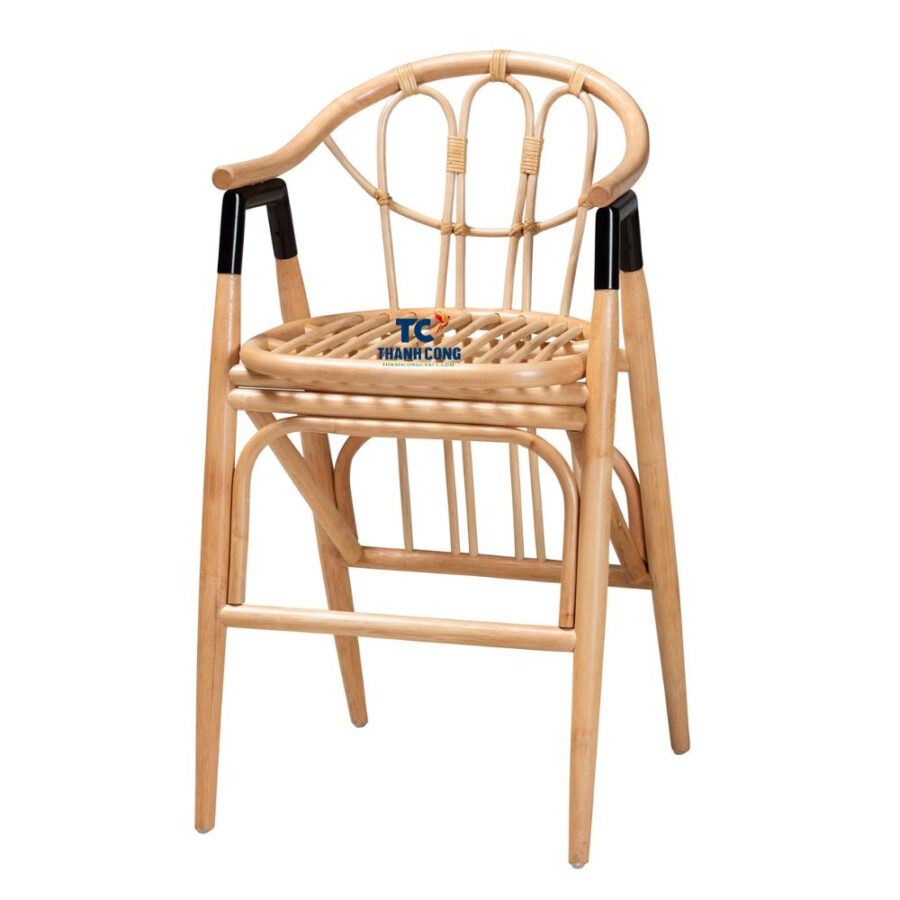 Rattan Chair With Ottoman (TCRCH-8987)