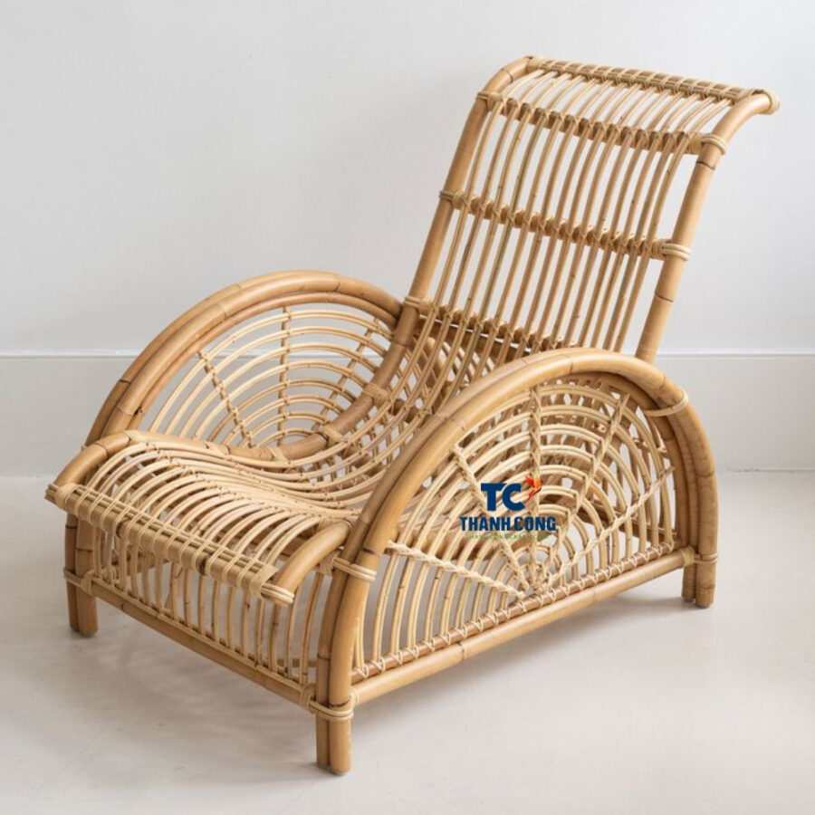 Rattan Chaise Lounge Chair (TCRCH-8985)