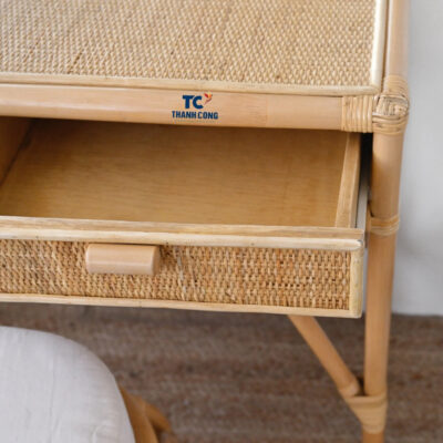 rattan dressing table with stool, wholesale