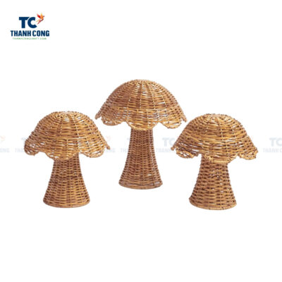 rattan mushroom decor, wholesale