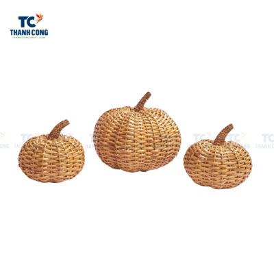 rattan pumpkin decor, wholesale