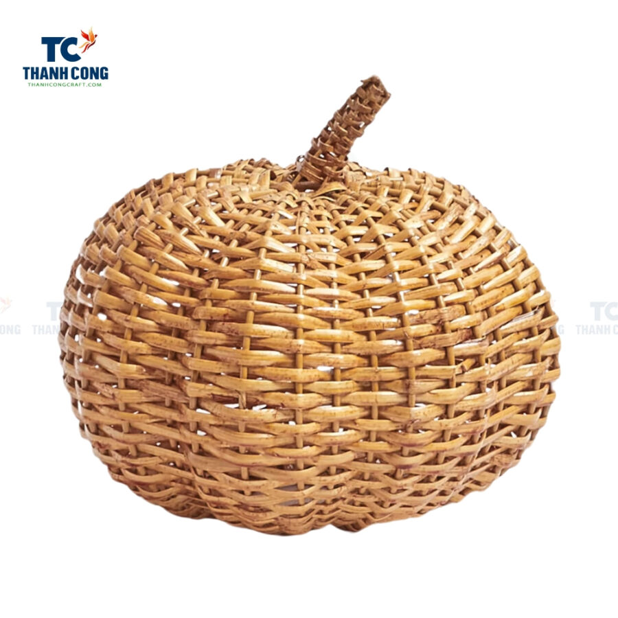 rattan pumpkin decor, wholesale