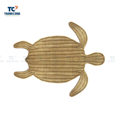 rattan turtle shaped placemat, wholesale, bulk