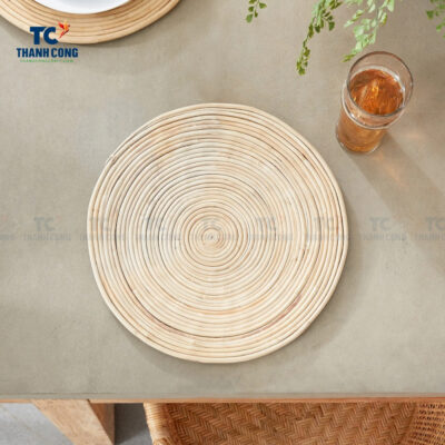 round cane rattan placemat, bulk