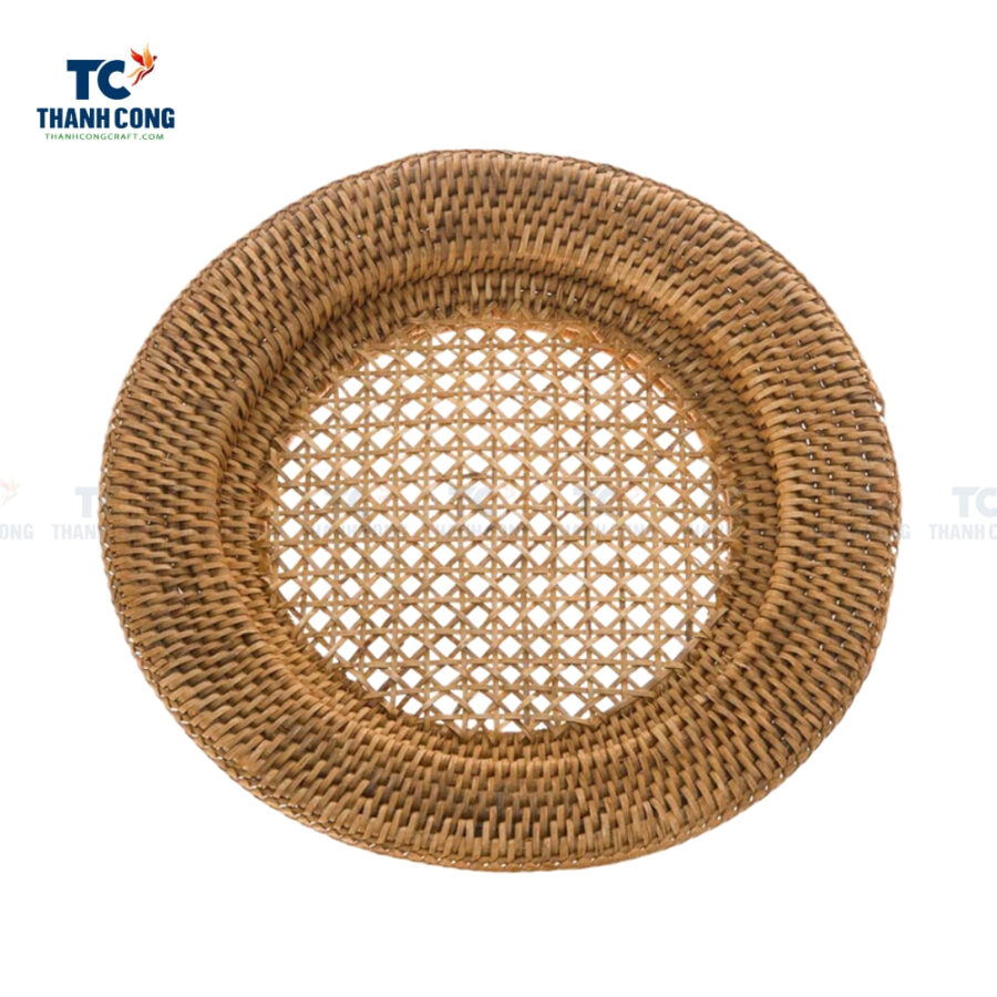 Round Rattan Charger Plate, wholesale