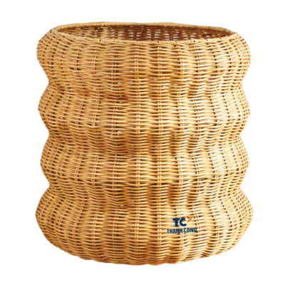 round wicker hamper, wholesale