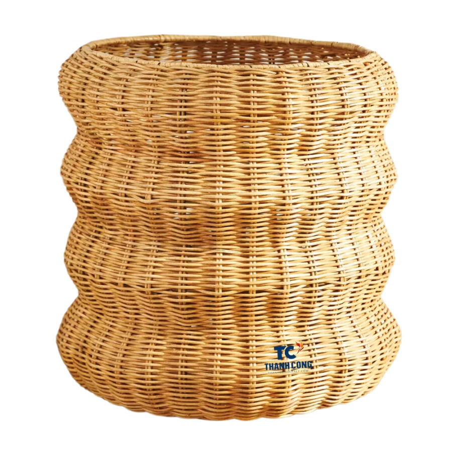 round wicker hamper, wholesale