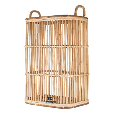 tall rattan laundry basket, wholesale