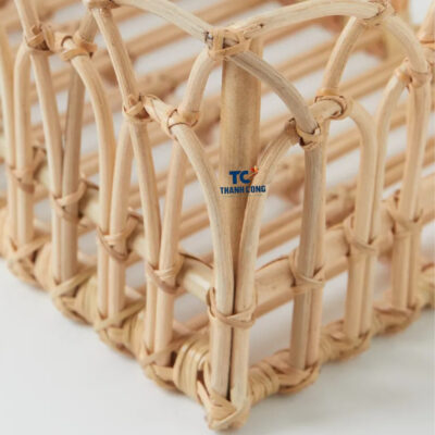 unique rattan basket with handle, wholesale