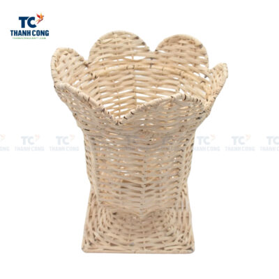 white wicker urn vase, wholesale