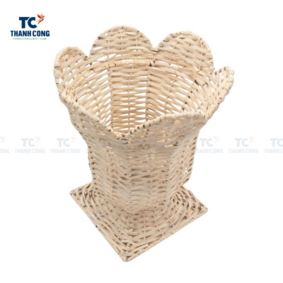 white wicker urn vase, wholesale