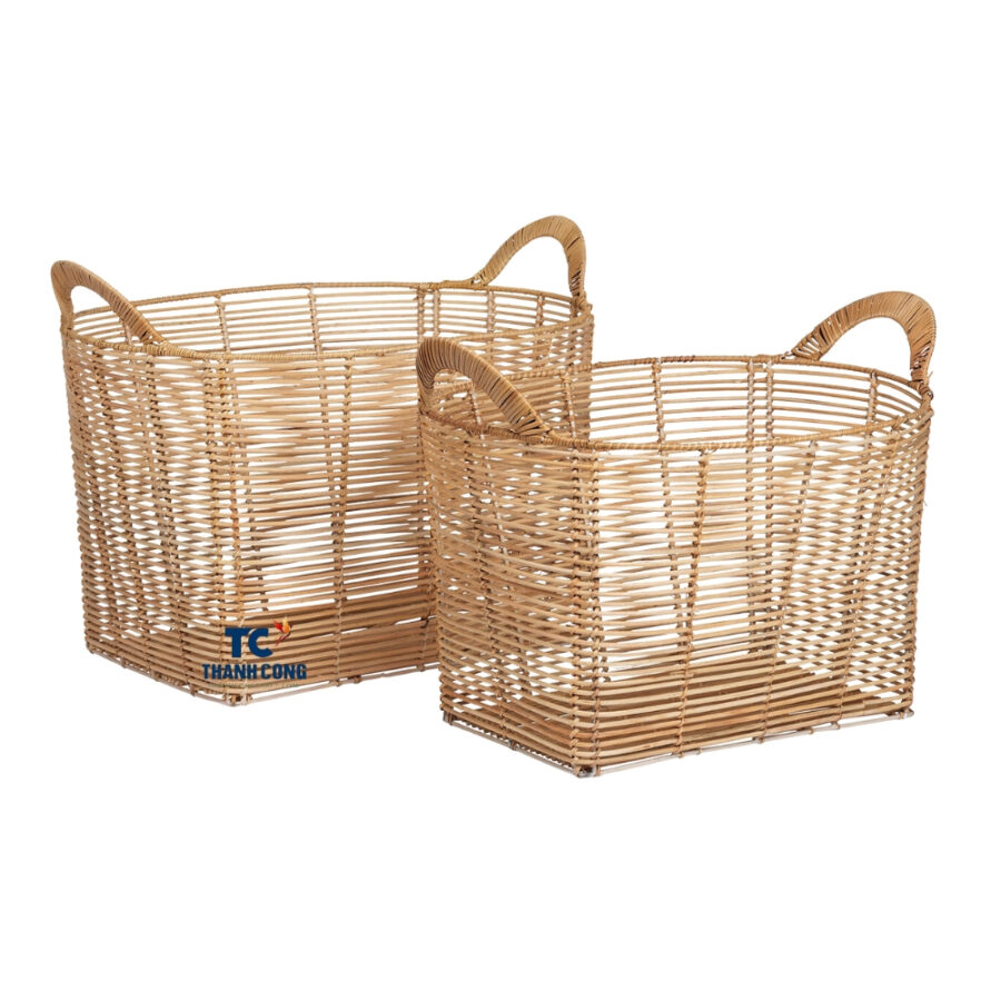 wicker clothes basket, wholesale