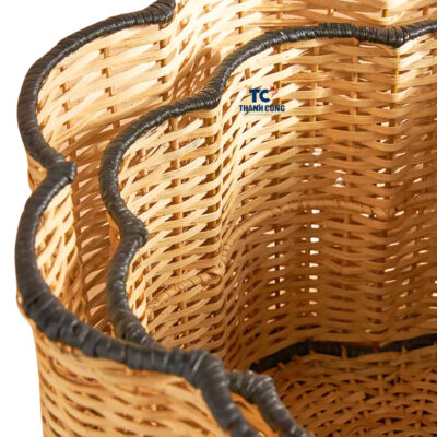 wicker flower basket, wholesale