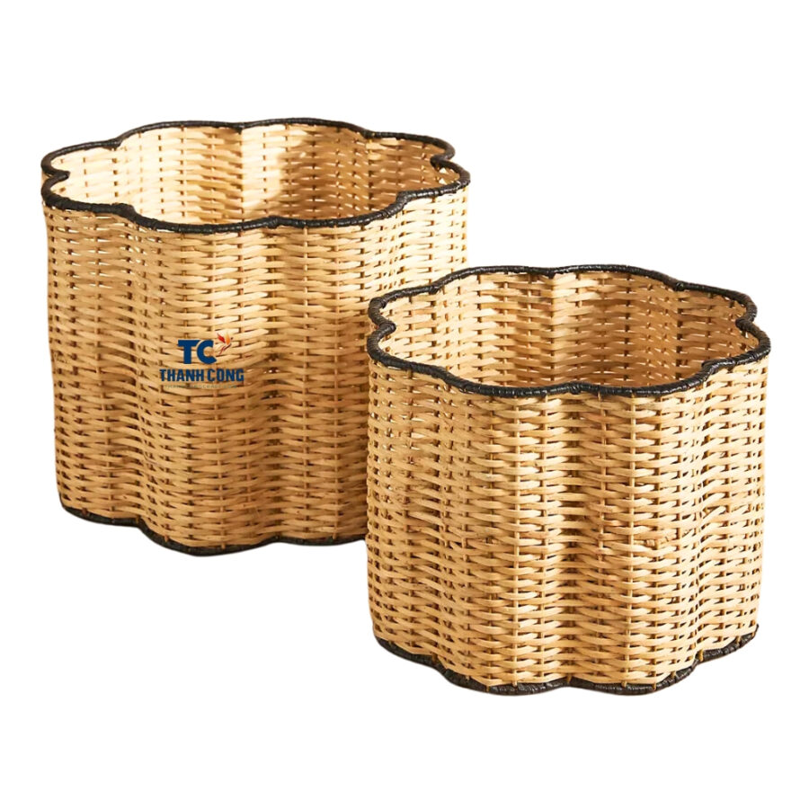 wicker flower basket, wholesale