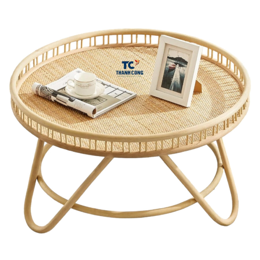 woven top rattan table, wholesale