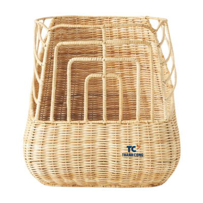 woven wicker basket, wholesale