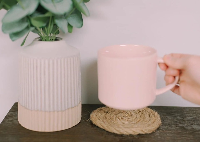 How To Make Jute Coasters DIY