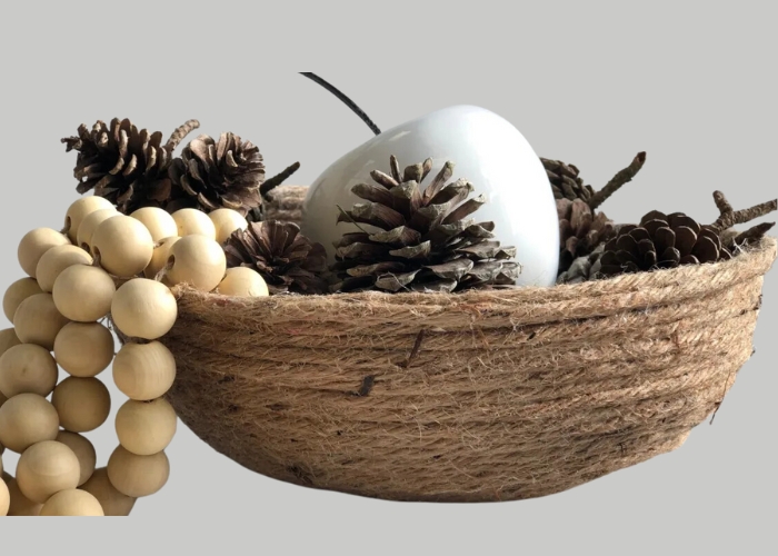 How to make a DIY jute bowl