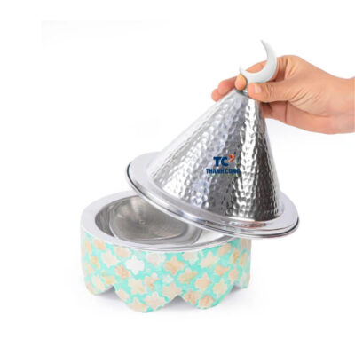 Mother Of Pearl Gergean Green For Gif Ramadan (TCMGG-8996)