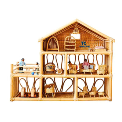 Rattan Doll House Handmade In Vietnam (TCRTO-8997)