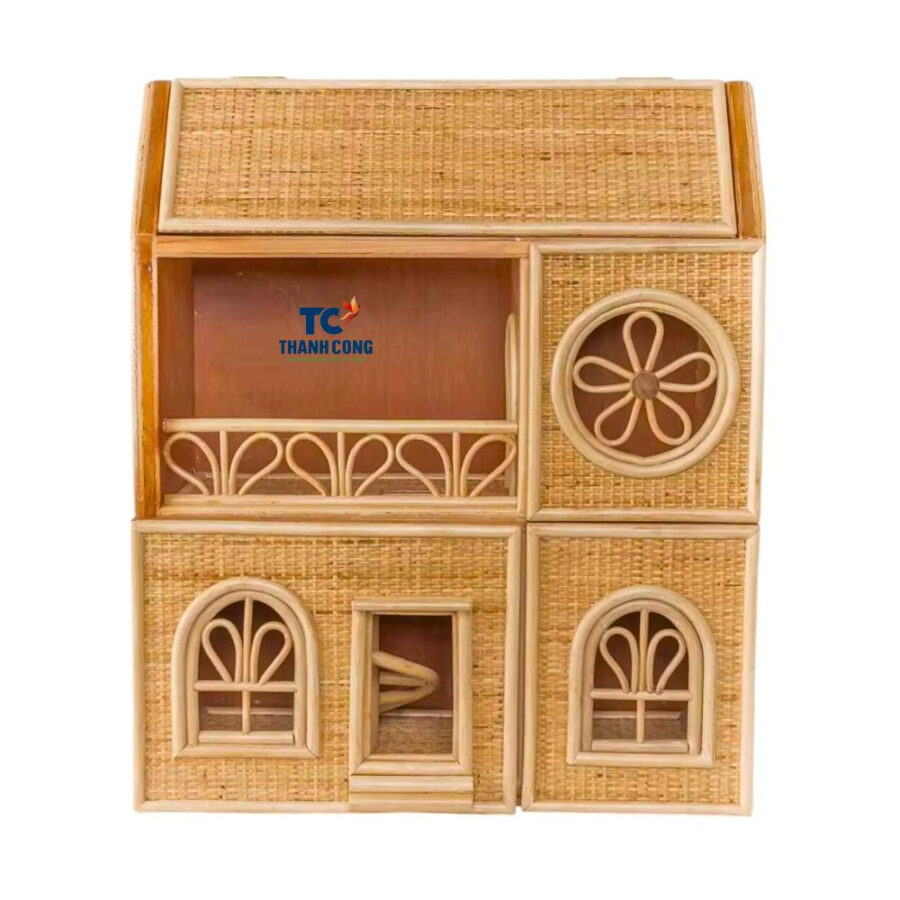 Rattan Wicker Doll House (TCRTO-9001)