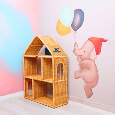 Small Rattan Toy House (TCRTO-8980)