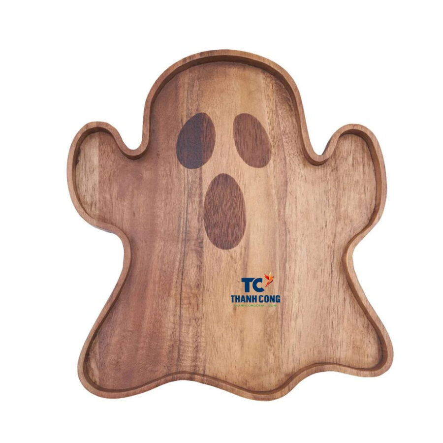 Wooden Ghost Serving Tray (TCRDE-8973) (2)